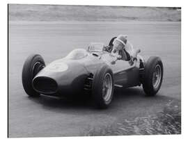 Tableau en aluminium Mike Hawthorn in the Dutch Grand Prix, 1958