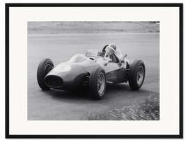 Gerahmter Kunstdruck Mike Hawthorn beim Großen Preis der Niederlande, 1958