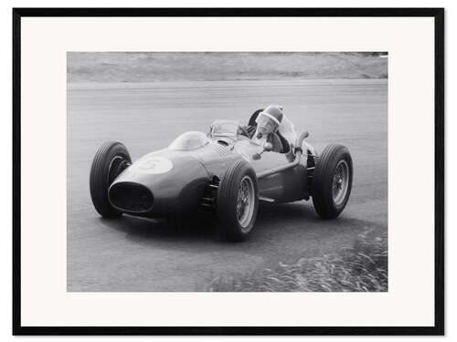 Gerahmter Kunstdruck Mike Hawthorn beim Großen Preis der Niederlande, 1958