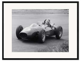 Kehystetty taidepainatus Mike Hawthorn in the Dutch Grand Prix, 1958