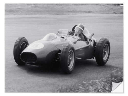 Selvklebende plakat Mike Hawthorn in the Dutch Grand Prix, 1958