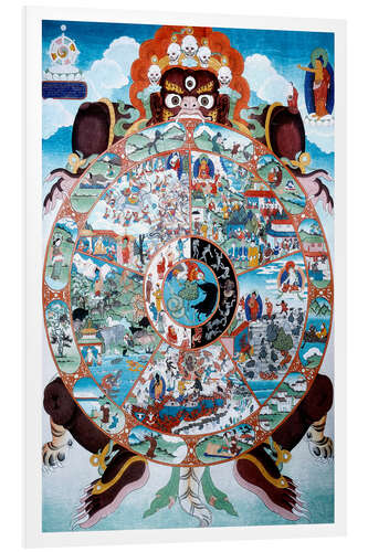 PVC print The Wheel of Life, Tibet