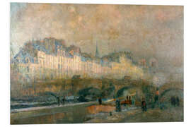 Bilde på skumplate View of the Pont Neuf and the Ile de la Cite, Albert Lebourg