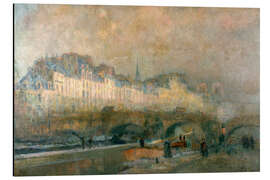 Magnettafel Die Pont Neuf und die Ile de la Cite, Albert Lebourg