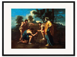 Gerahmter Kunstdruck Et in Arcadia Ego, etwa 1650