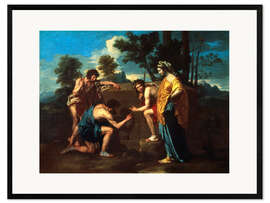 Framed art print Et in Arcadia Ego, circa 1650