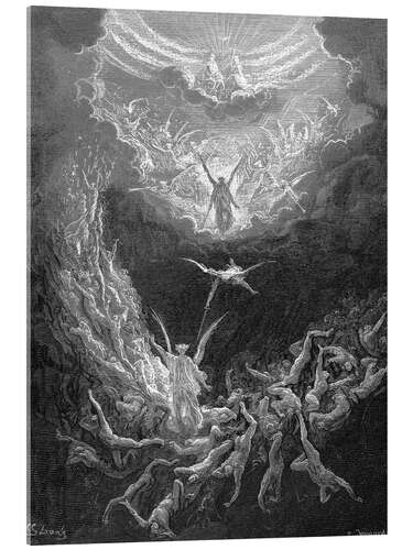 Akryylilasitaulu The Last Judgement, 1866