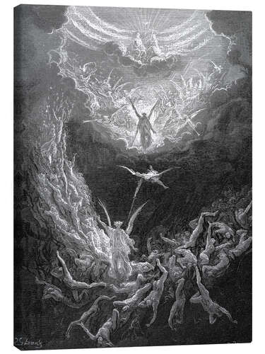 Lienzo The Last Judgement, 1866