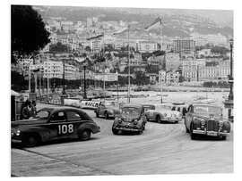 PVC-tavla The Monte Carlo Rally, Monaco, 1954