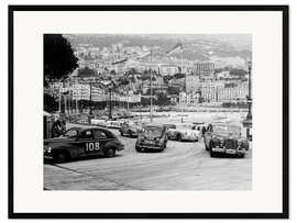 Framed art print The Monte Carlo Rally, Monaco, 1954