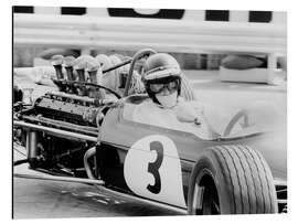 Aluminiumtavla Jochen Rindt, Monaco Grand Prix, 1968