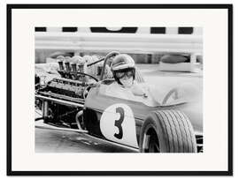 Gerahmter Kunstdruck Jochen Rindt, Monaco Grand Prix, 1968