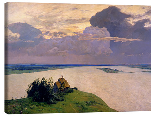 Lerretsbilde Over Eternal Peace, Isaak Ilyich Levitan, 1894