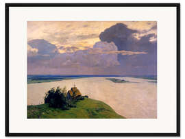 Gerahmter Kunstdruck Über den Ewigen Frieden, Isaak Ilyich Levitan, 1894