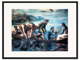 Gerahmter Kunstdruck Der wundersame Zug der Fische, 1515