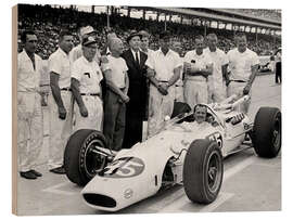 Puutaulu AJ Foyt in Lotus-Ford, Indianapolis 500, 1965