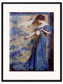 Plakat artystyczny premium w ramie The Mirror, 1910