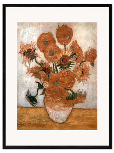 Framed art print Sunflowers