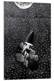 Gallery print Jules Verne, Around the Moon, 1865
