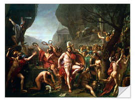 Selvklæbende plakat Leonidas at Thermopylae, 5th Century BC