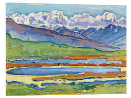 Foam board print Etang Long Crans-Montana, 1915