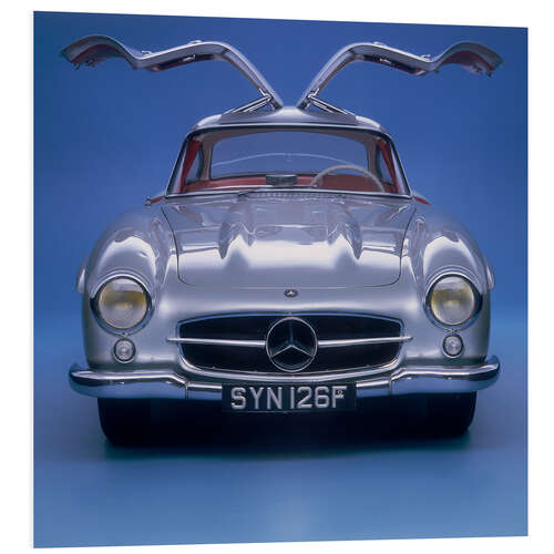 Foam board print 1957 Mercedes Benz 300 SL Gullwing