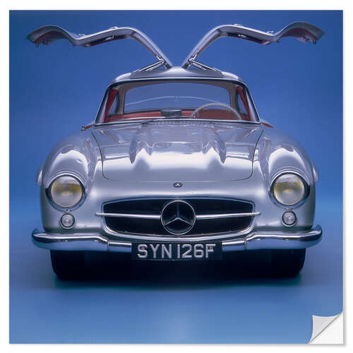 Naklejka na ścianę 1957 Mercedes Benz 300 SL Gullwing