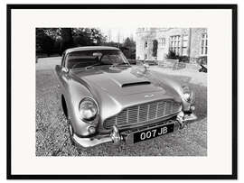 Gerahmter Kunstdruck Aston Martin DB5