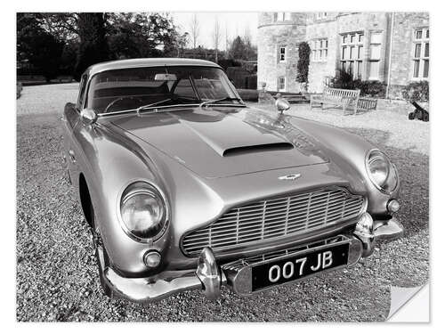 Sticker mural Aston Martin DB5