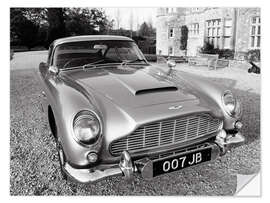 Muursticker Aston Martin DB5