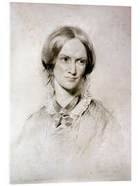 Acrylic print Charlotte Bronte, George Richmond