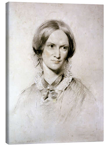Canvas print Charlotte Bronte, George Richmond