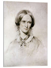 Stampa su plexi-alluminio Charlotte Bronte, George Richmond