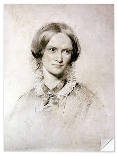 Wandsticker Charlotte Bronte, George Richmond