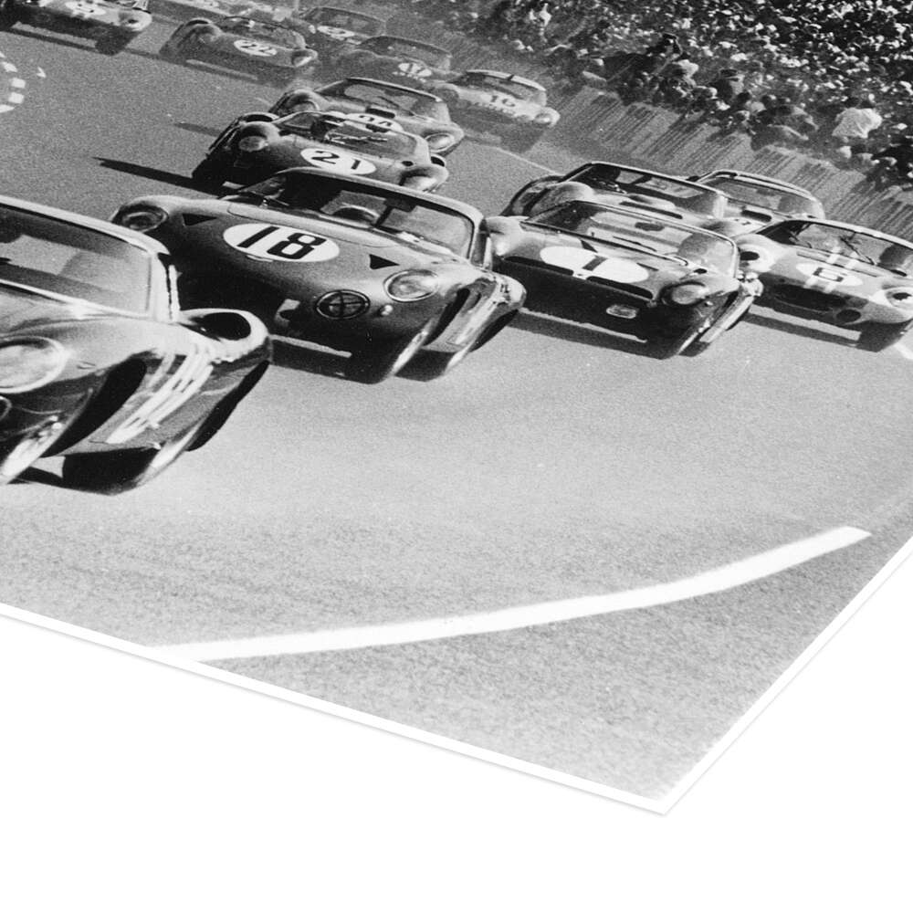 Start of the Le Mans 24 Hours, France, 1964 print by Heritage