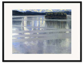 Gerahmter Kunstdruck Keitele-See, 1905