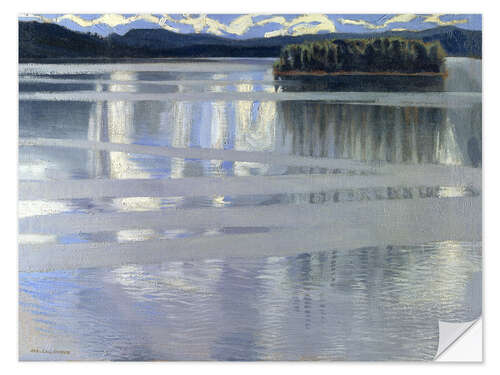 Selvklæbende plakat Lake Keitele, 1905
