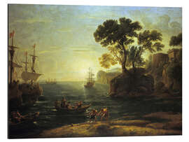 Magnettafel Ankunft von Aeneas in Italien