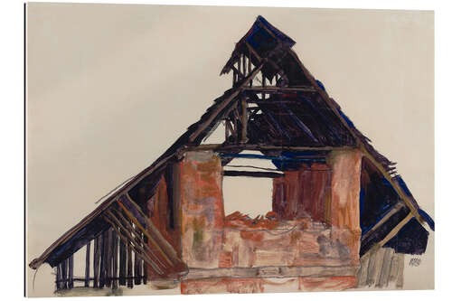 Gallery print Old Gable, Egon Schiele