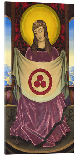 Akrylglastavla Madonna Oriflamma, 1932