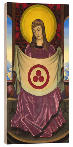 Hout print Madonna Oriflamma, 1932