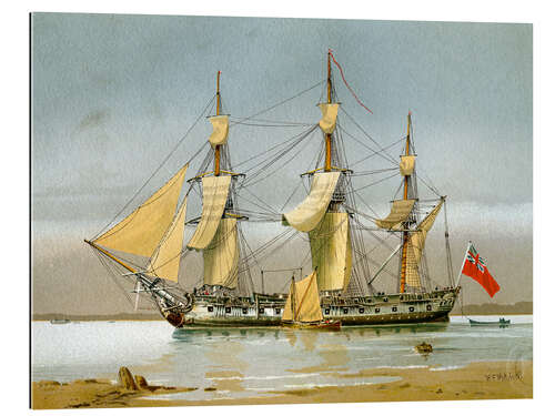 Gallery print A Royal Navy 42 Gun Frigate, 1780