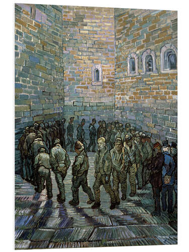 PVC-tavla The Prison Courtyard, 1890