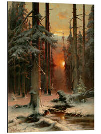 Magnettafel Schnee im Wald, 1885