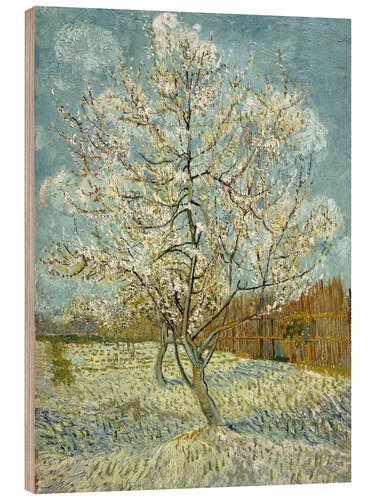 Wood print The Pink Peach Tree, 1888