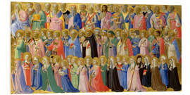 Foam board print The Forerunners of Christ with Saints and Martyrs, Giovanni da Fiesole