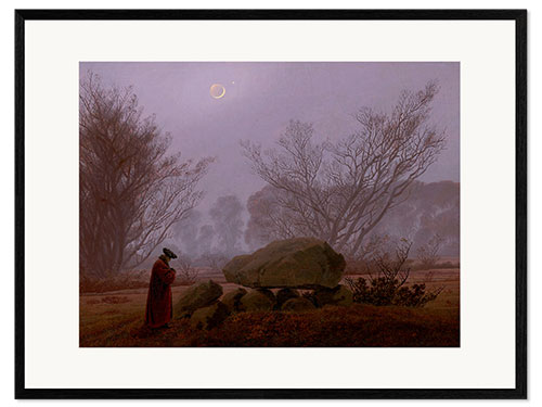 Plakat artystyczny premium w ramie A Walk at Dusk