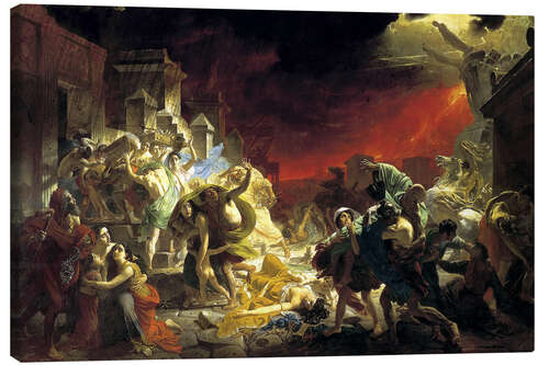 Tableau sur toile The last Day of Pompeii