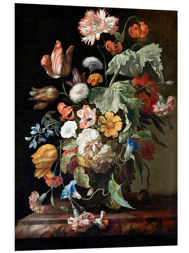 Foam board print Still-Life with Flowers