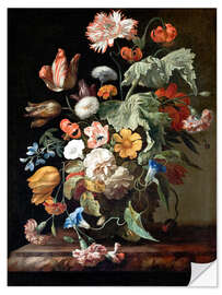 Sticker mural Still-Life with Flowers